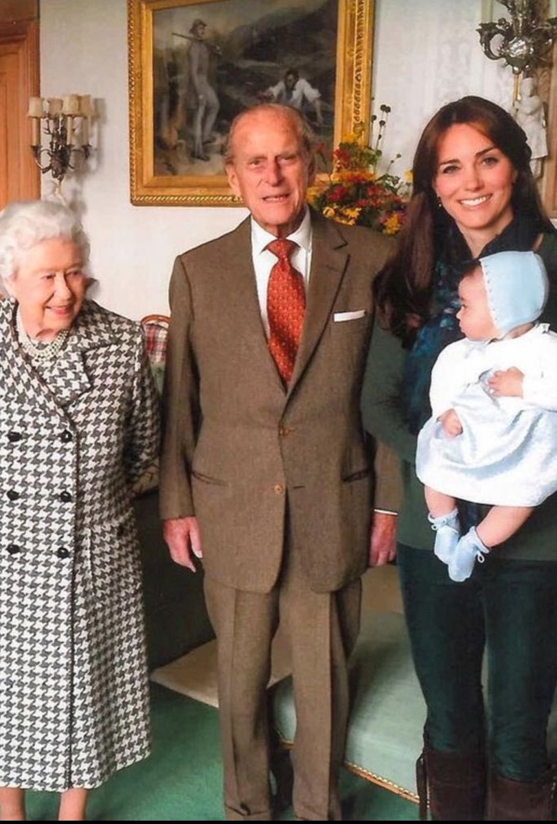 Queen Elizabeth II and Princess Charlotte share a precious, adorable moment together. ❤️