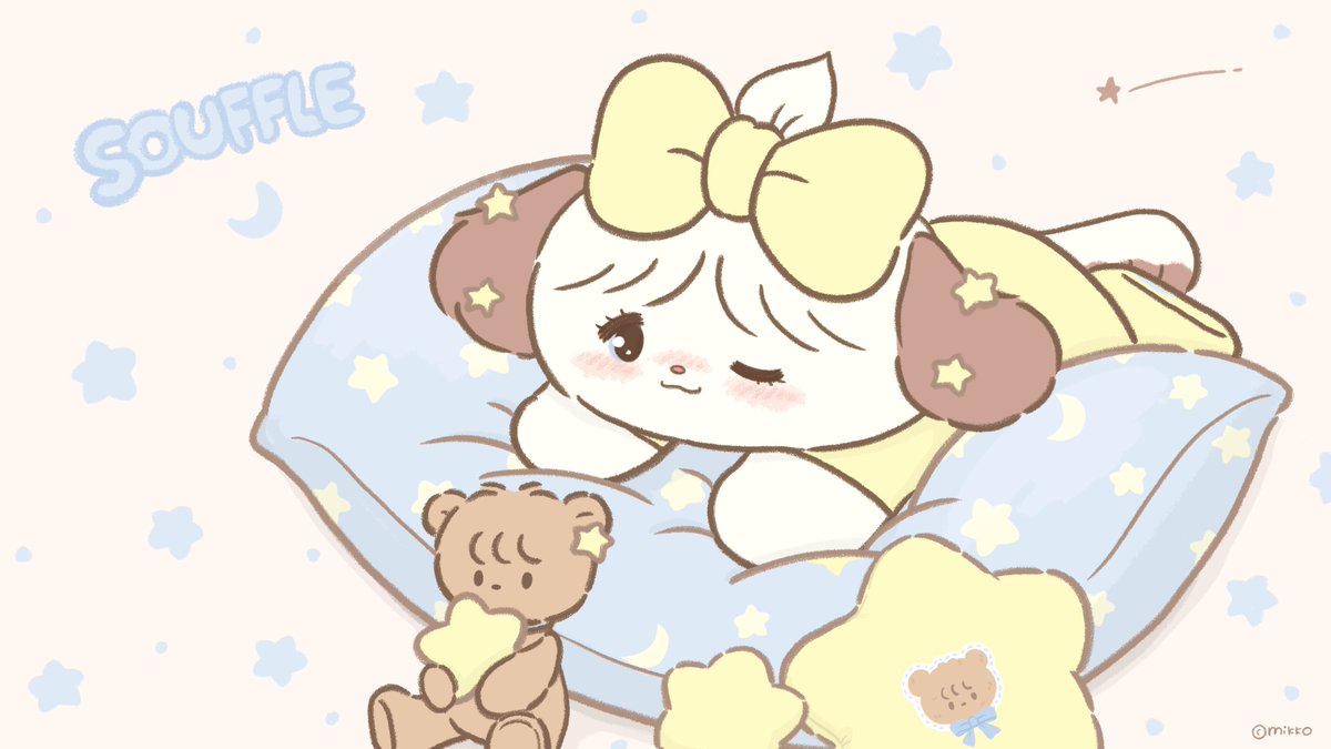 🐶スフレ｛みんながハッピーな夢をみられますように💫