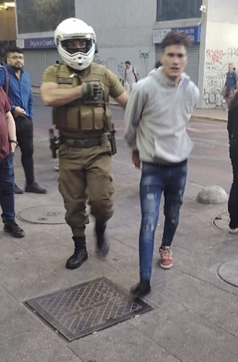 Motochorro detenido San Martín Santiago centro no olvidar su cara