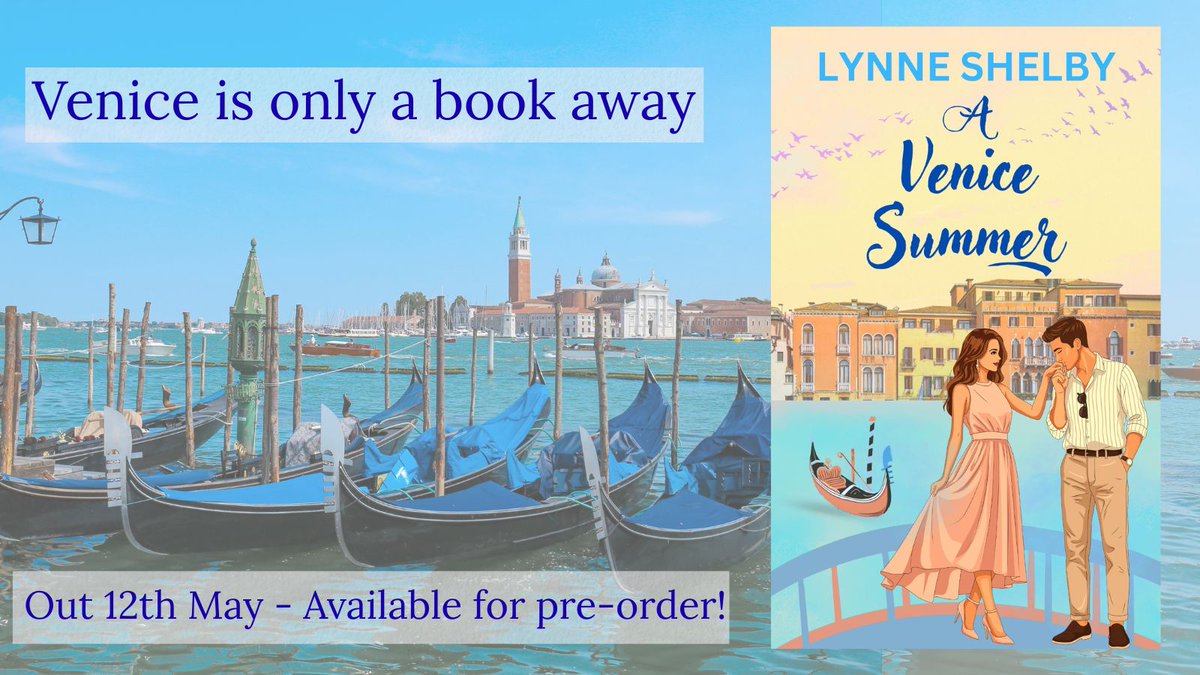 LynneShelby5's tweet image. Join Rose and Luca in Venice this summer - with a book!

A VENICE SUMMER - a sunlit summer romance.

Out 12th May!
Available for pre-order now!
#BookTwitter #summerreading 

amazon.co.uk/Venice-Summer-…