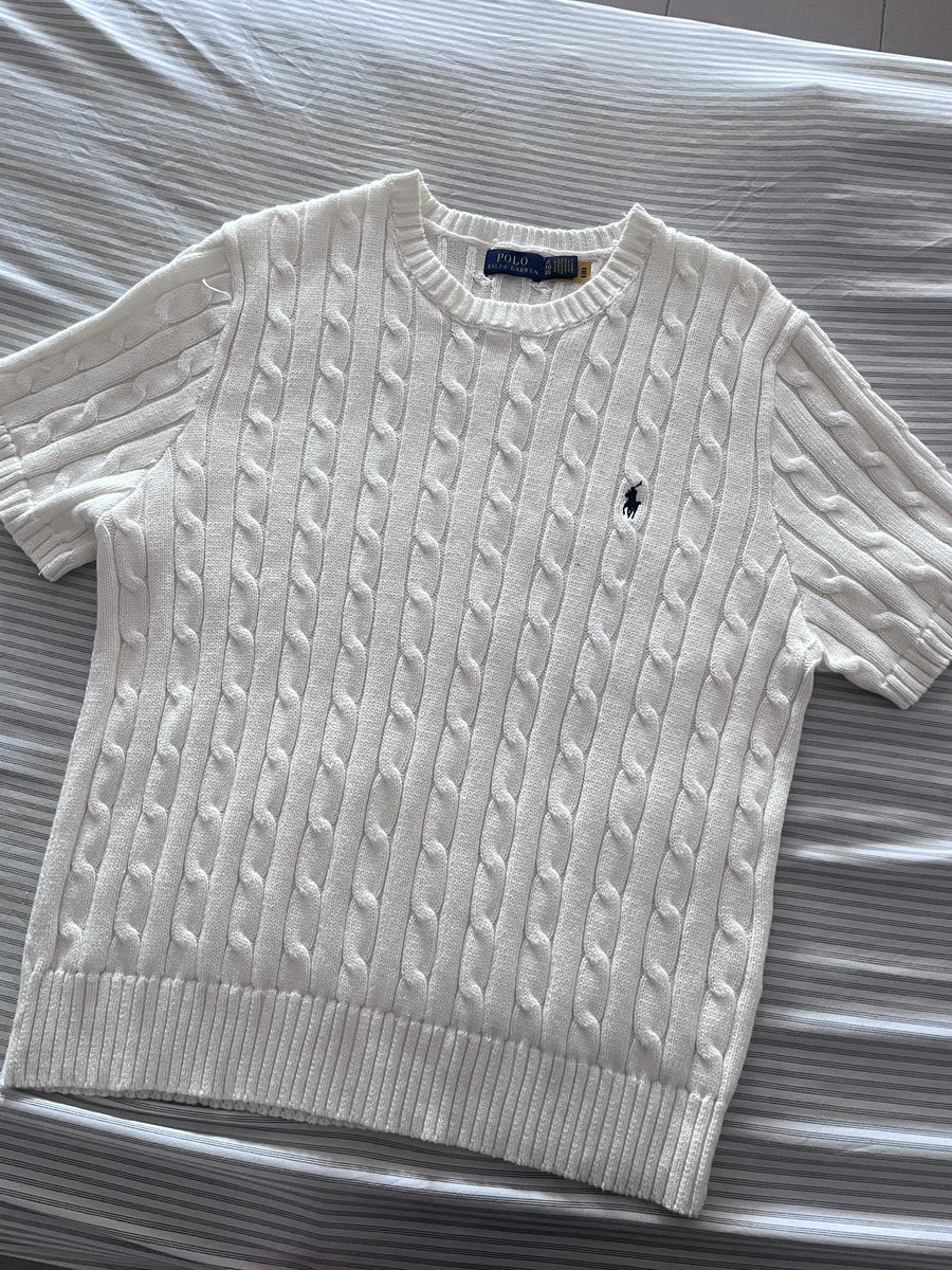 NanaSt4r_'s tweet image. Polo 690รส.🧸 สีขาวครีม อก44ยืดได้อีก #polo #ส่งต่อpolo #เสื้อผ้ามือสอง #ส่งต่อเสื้อผ้า