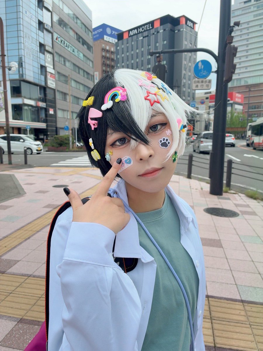 rako_0630's tweet photo. ⚠️コスプレ、デコラ、創作衣装
いましたー！めっちゃ楽しくて最高でした☺️

 #NFコスイベ https://t.co/I8YHH5iQPv