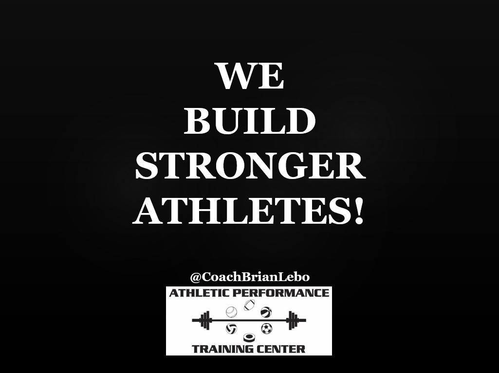 CoachBrianLebo's tweet image. WE BUILD STRONGER ATHLETES! 
aptcstrength.com 
We help #ATHLETES IMPROVE #PERFORMANCE and REDUCE INJURY RISK! 
We help #ADULTS MAINTAIN #INDEPENDENCE and #QUALITYofLIFE!
