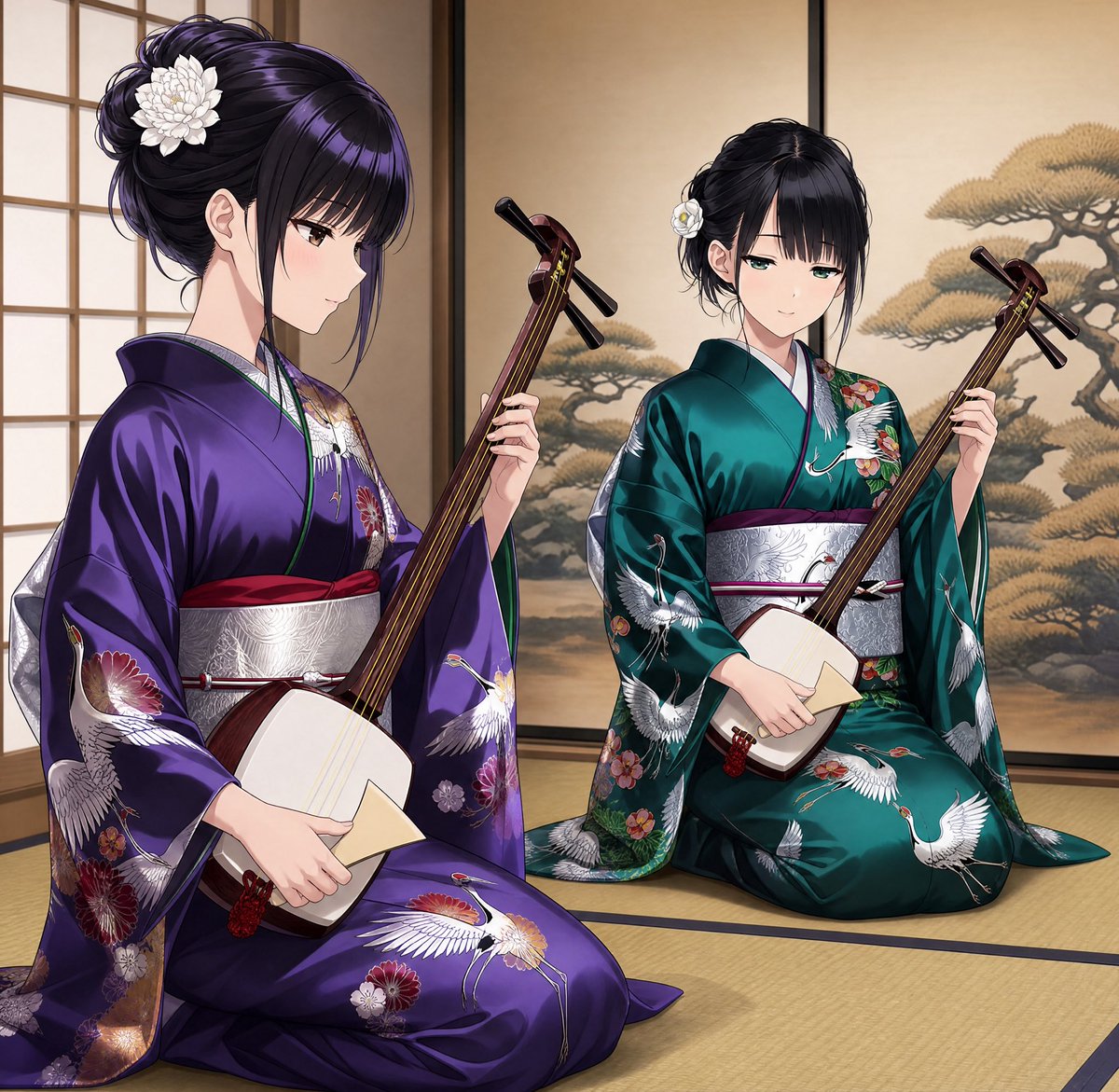 AI春のGWまつり ＃音楽 2本目お願いします🙇‍♂️ ー津軽三味線ー 和の