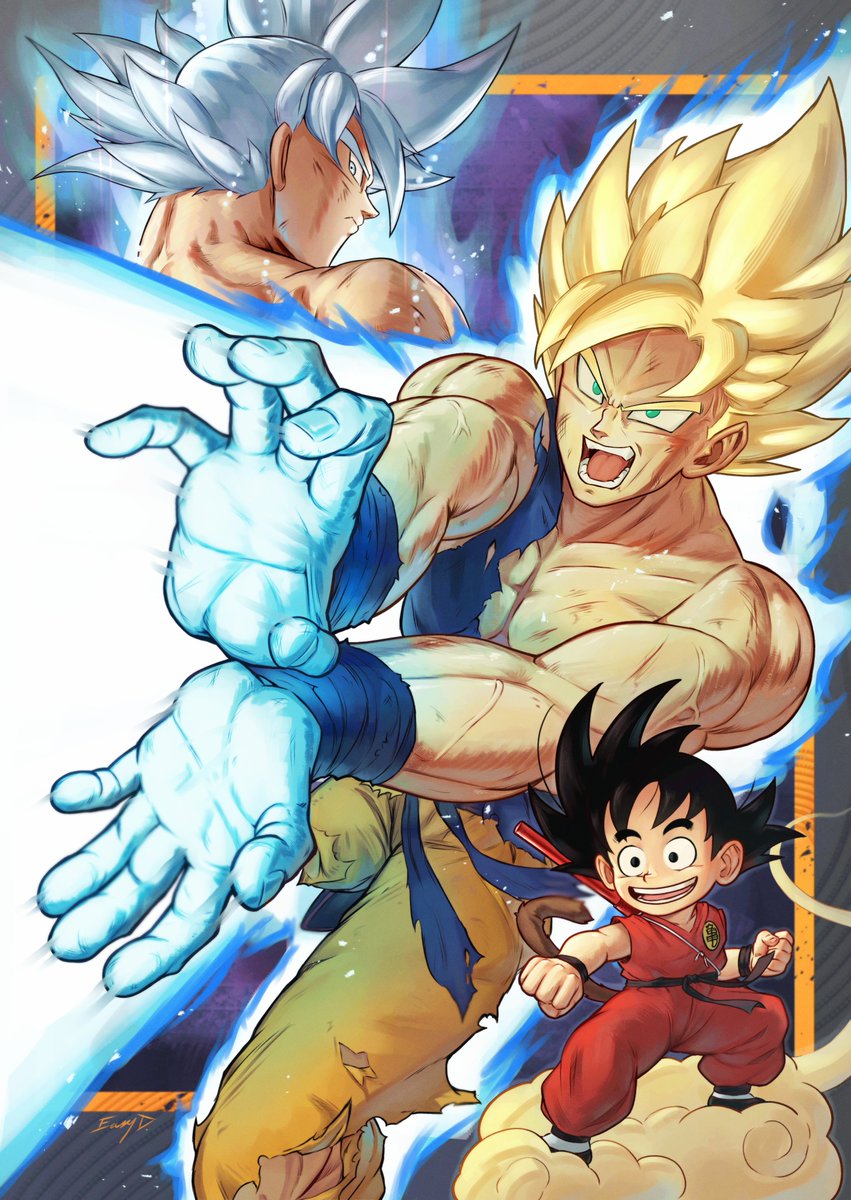 eezee_dee's tweet image. Son-Goku!
#dragonball #goku