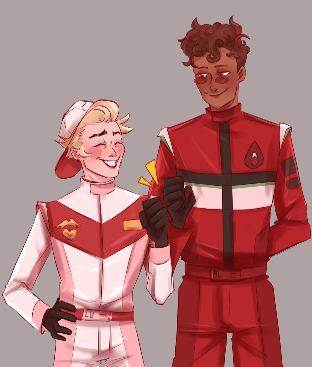 Explowo_'s tweet photo. They look so good in F1 gear RAGGHH 😭🥹
this au is so much fun to draw 
#Radioapple #HazbinHotel https://t.co/WQbonFpuZY