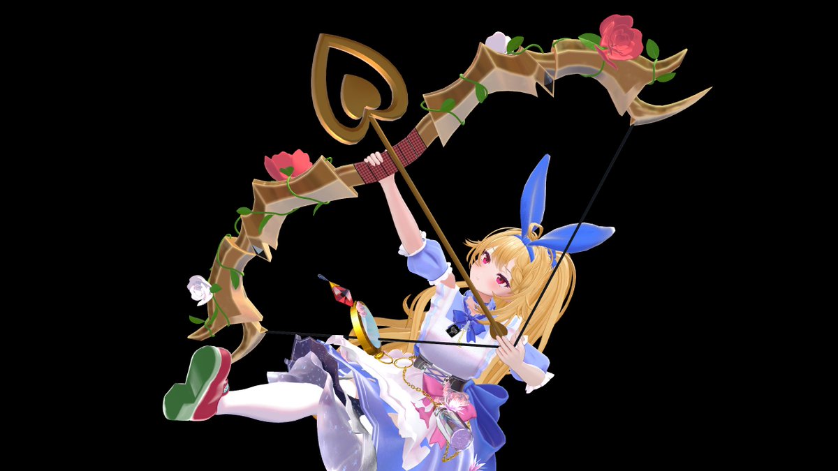 ラザニルV2の弓再現3Dモデル完成！

お花がついた瞬間一気に華やかになって可愛い！