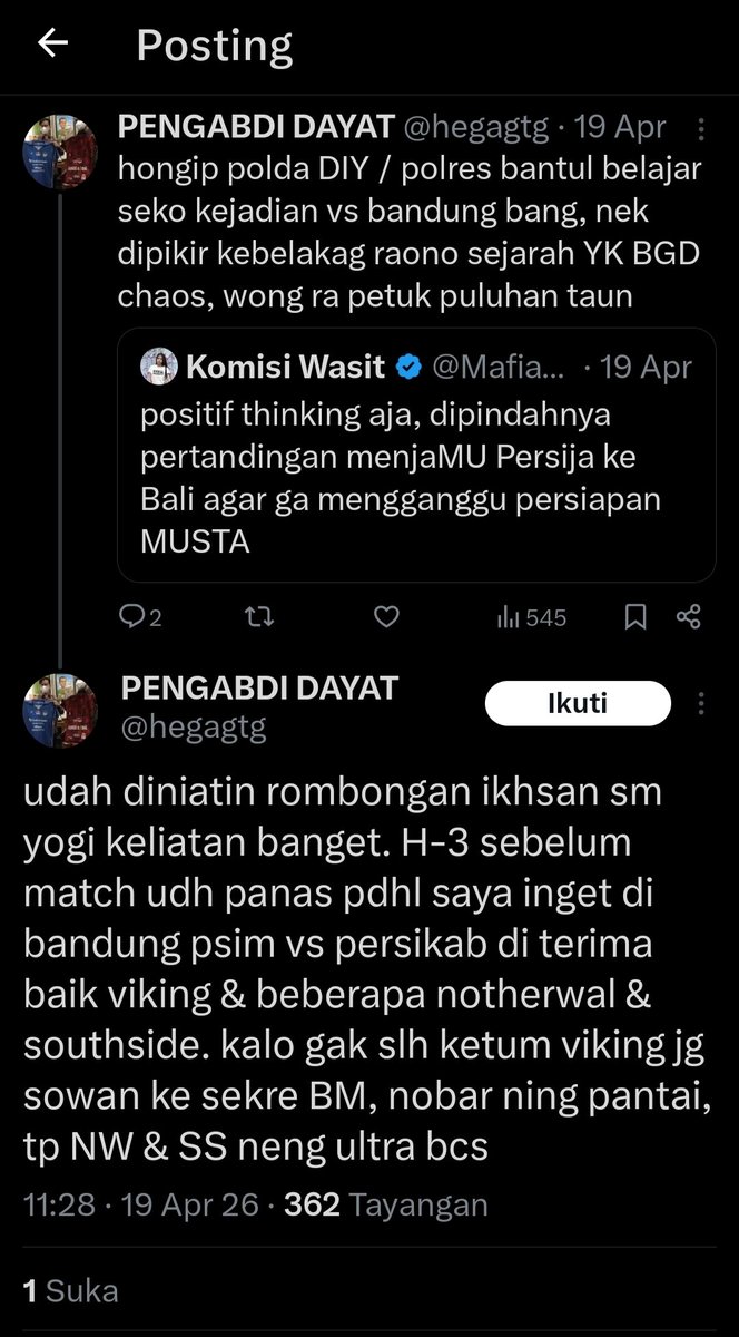 BOBOTOH PERSIB tweet media