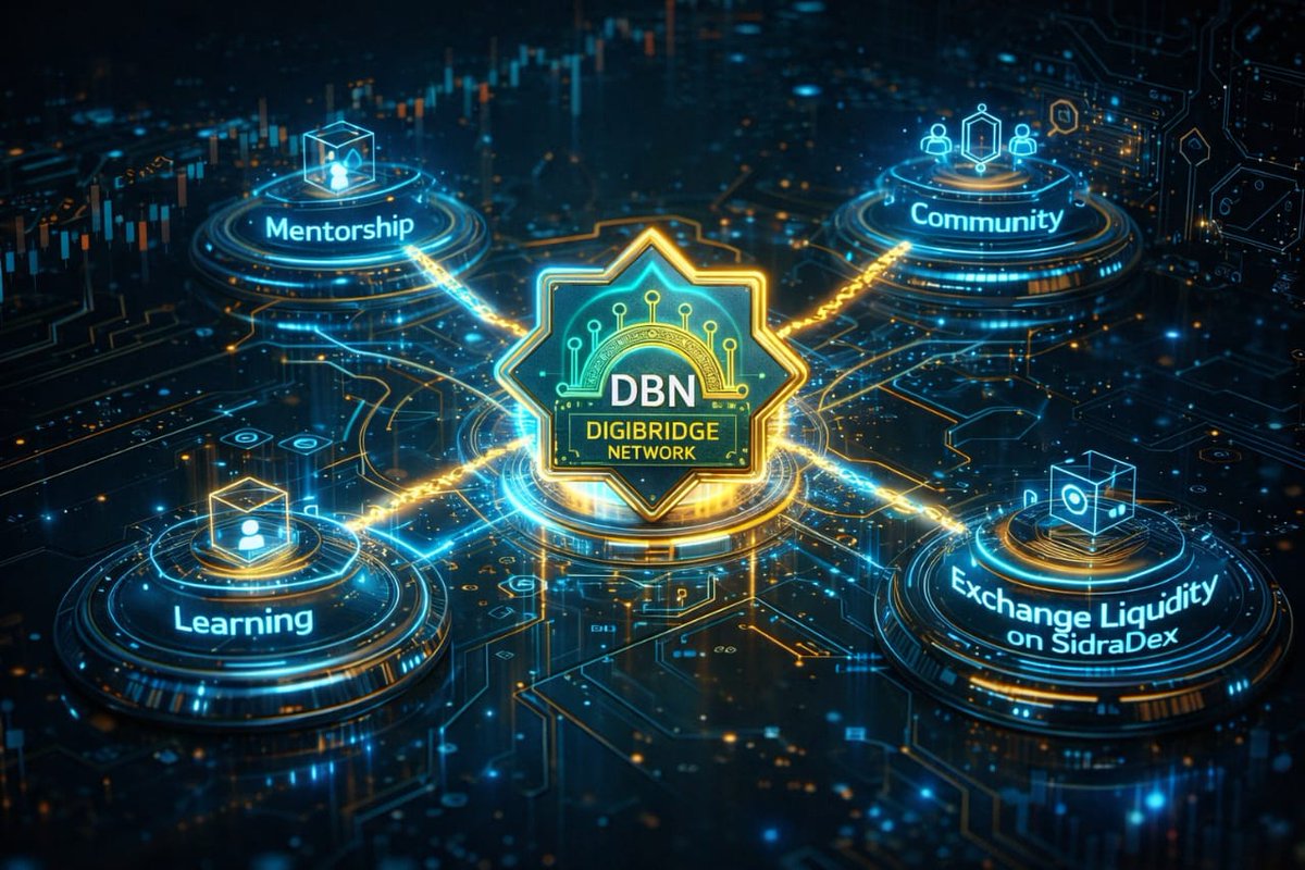glopetrochain's tweet image. Utility drives adoption.
DBN connects learning, mentorship, and market presence into one evolving digital ecosystem on SidraDex.
#DBN #LearnAndEarn #DigitalSkills #FutureReady #SidraDex