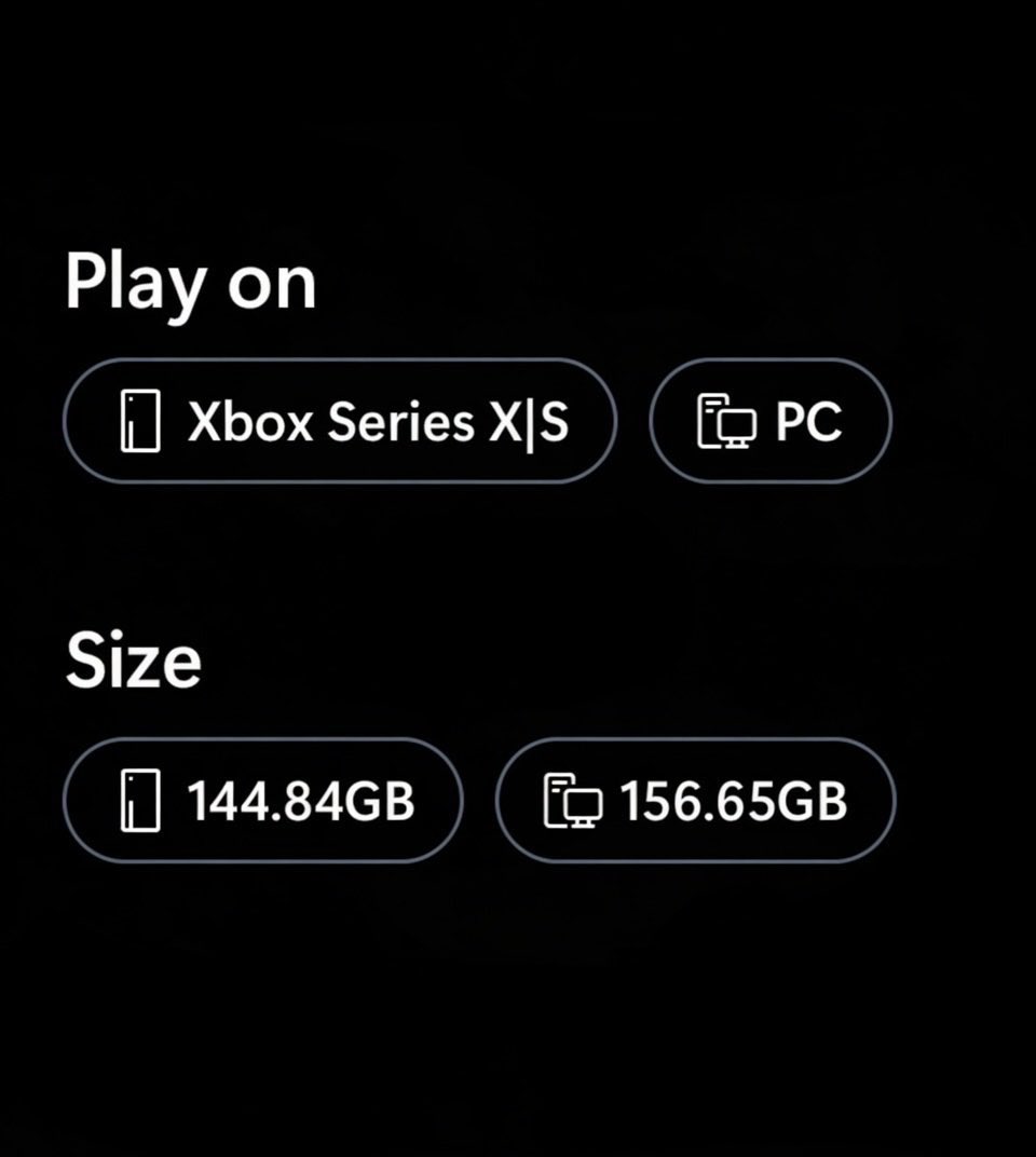 geekberrynet's tweet photo. Forza Horizon 6 PC file size is 156.65GB.
And for the Xbox is 144.84GB. https://t.co/Sh2K5lGR7t