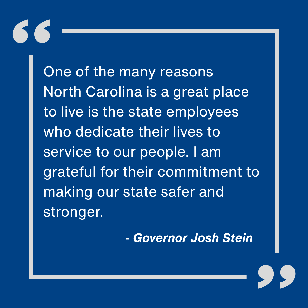 NCCorrection's tweet photo. Governor Josh Stein has proclaimed Public Service Recognition Week, May 3 – May 9th. #TeamNCDAC is proud to work together to make North Carolina safer and stronger. https://t.co/I2u5lwhR4H

#PSRWNC2026 https://t.co/Q7HBygLObu