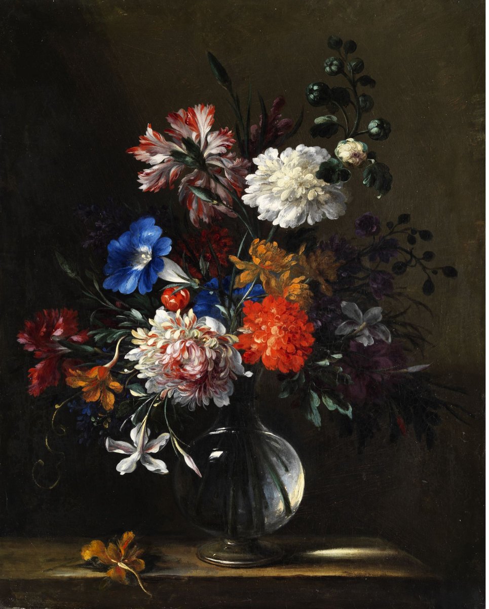 angelicaio81153's tweet image. Great classic masters 

Still Life Flowers in a Glass Vase , 17th Century

Nicolas Baudesson ( 1611 - 1680 ) , French master artist 
Still Life Flowers Art Style 
#artwork #oilpainting #composition