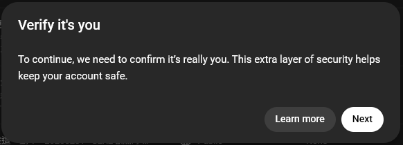 NoYoC_Airsoft's tweet photo. @TeamYouTube When will this infinite loop issue be solved? Once it's verified in YouTube Studio, it's done. However, this process pops again and again if refresh the page in YouTube Studio. And that's funny, no solution exists on the internet yet. https://t.co/hRxBthvyf3