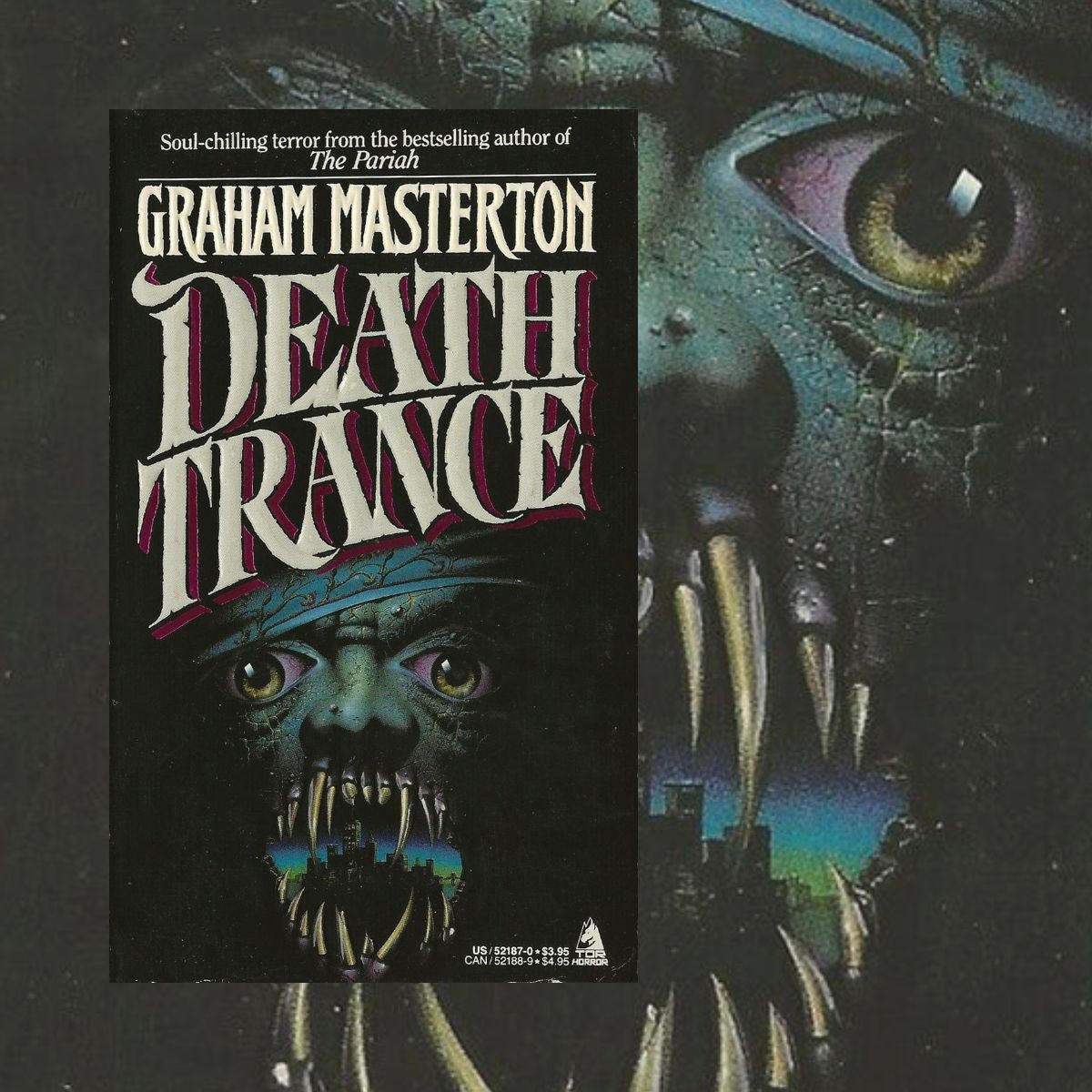 HorrorPaperback's tweet image. The 1986 Tor edition of Death Trance by Graham Masterton.

#horror #horrorart #horrorcommunity #horrorfam