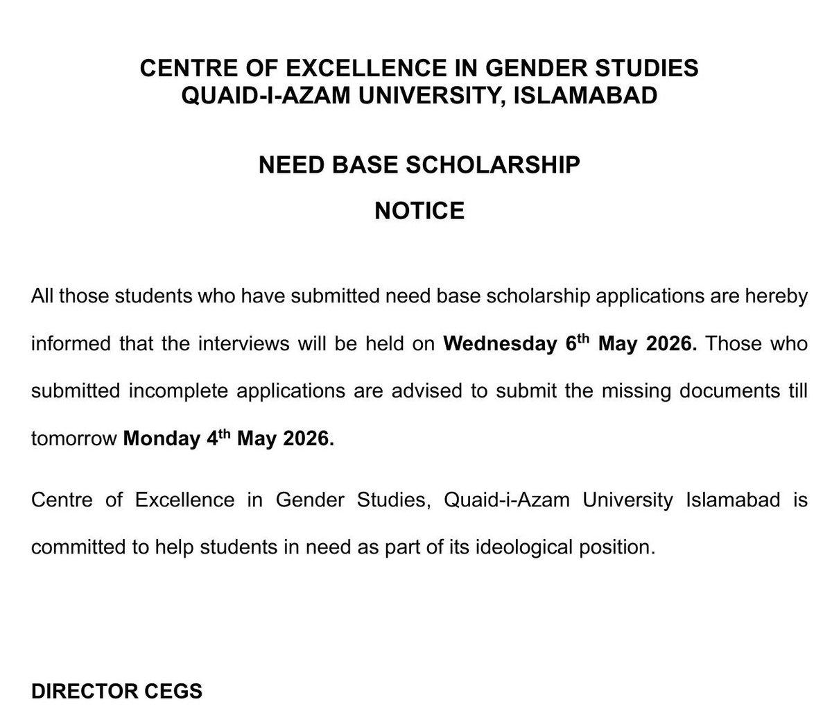 CEGSQAU's tweet photo. #cegsqau #qau #hec https://t.co/yHHzCzZSB0