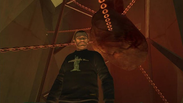 BitByteon's tweet photo. GTA IV has a giant beating heart inside the Statue of Liberty. 
The door to it has signs that say "no hidden content this way." https://t.co/eaggClP1iA