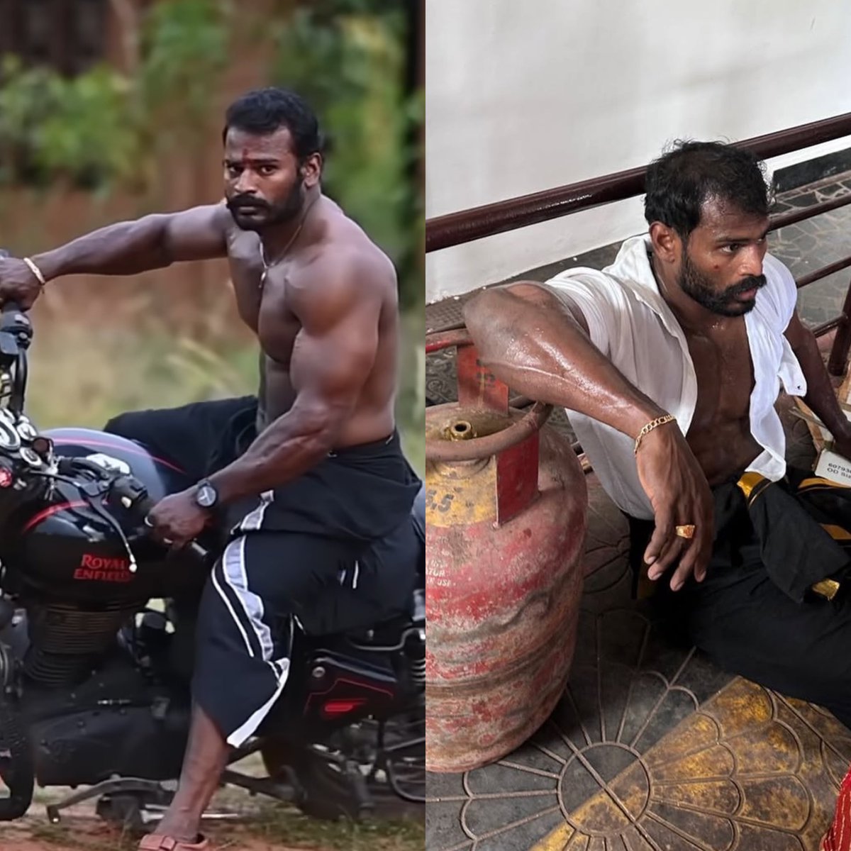 DennaGokul's tweet image. Body Building And Big Muscles Alone Won’t Protect You In Situations 💯💯 
Bro Is The Prime Example 🤣🤣😂😭😭💯💯 #RajaBaron #Seeman #saattai #Naam_Zompies