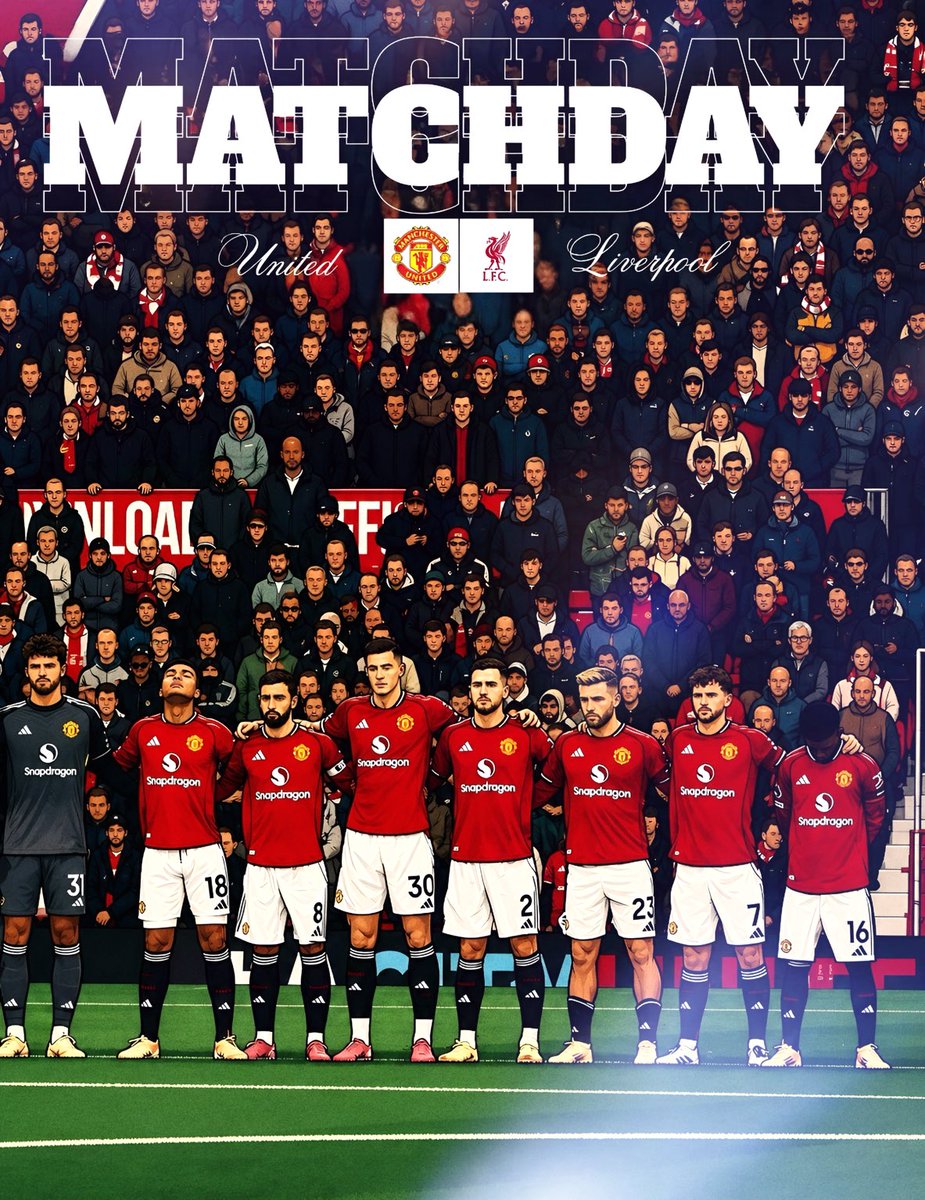 UtdDistrict's tweet photo. 𝐈𝐓’𝐒 𝐌𝐀𝐓𝐂𝐇𝐃𝐀𝐘!!! 🔴 

🆚 Liverpool
🏟️ Old Trafford
🕰️ 15:30 BST

Score predictions? 👇 https://t.co/WKG0diOpHC