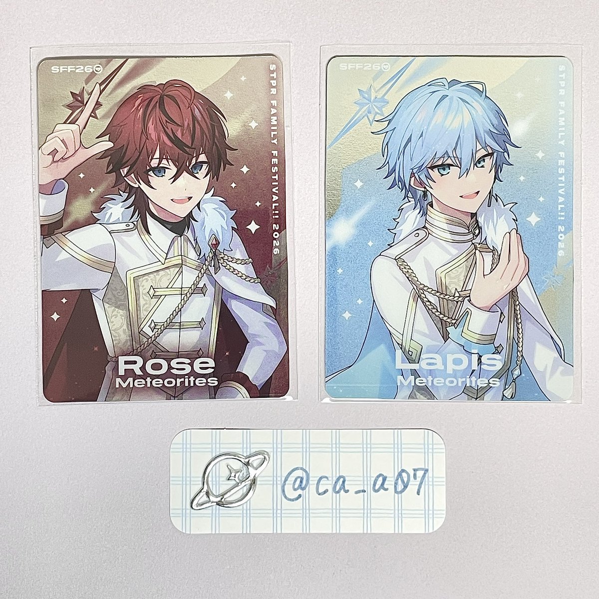ca_a07's tweet photo. 【交換】
すとふぇす2026 めておら ランダムカード

【譲】 💫🤍デフォ/💫🤍❤️🩵等身
【求】 💫💛デフォ/💫💛等身

同種交換/郵送のみ

お気軽にお声がけください
よろしくお願い致します🙇🏻‍♀️

#めておらグッズ交換  #STPRグッズ交換 #すとふぇすグッズ交換 https://t.co/7Ttnc6PImE