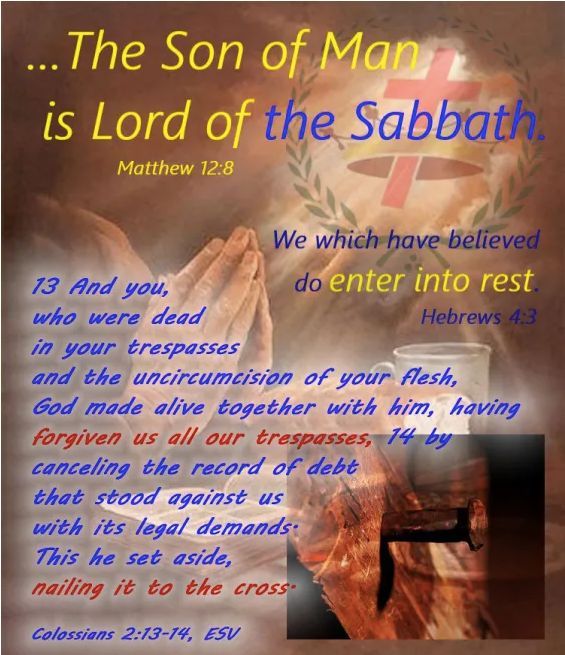 LarryDevine's tweet image. REST!

Do you faithfully observe the Sabbath?
Exodus 20:8-11

#Rest
#Sabbath