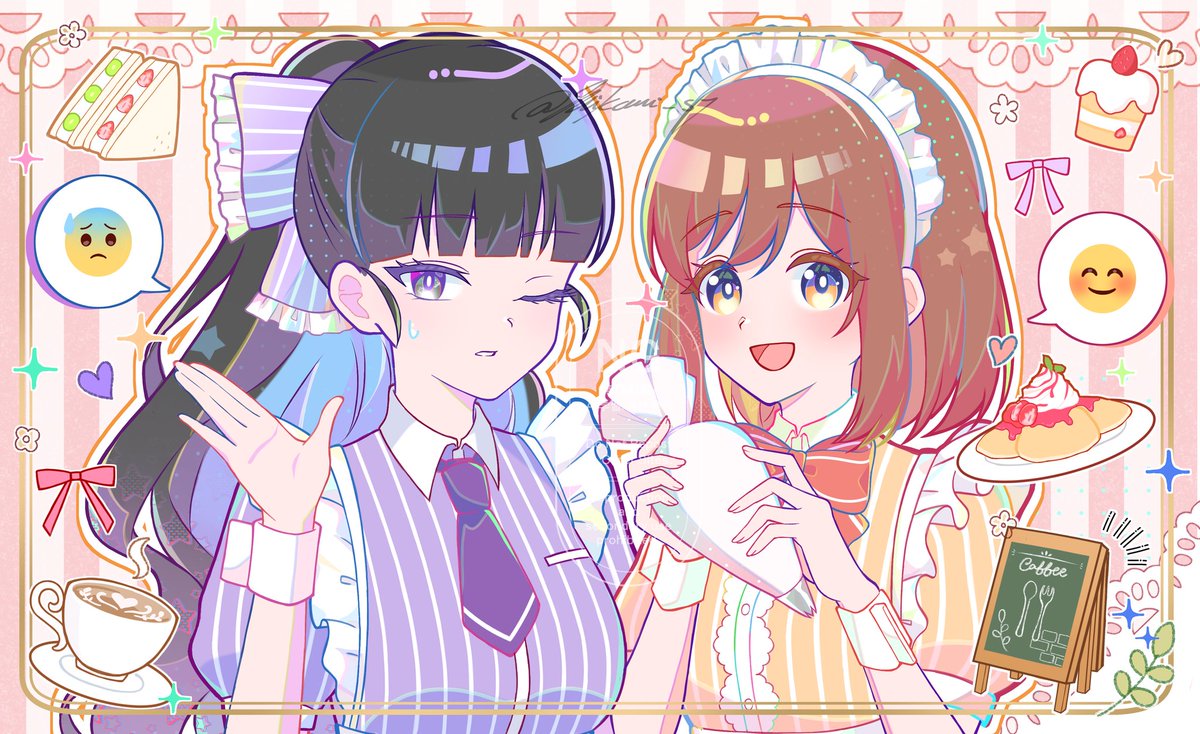 id_Mikami's tweet photo. OCメイドさんです☕ https://t.co/BDHq9oxmHF