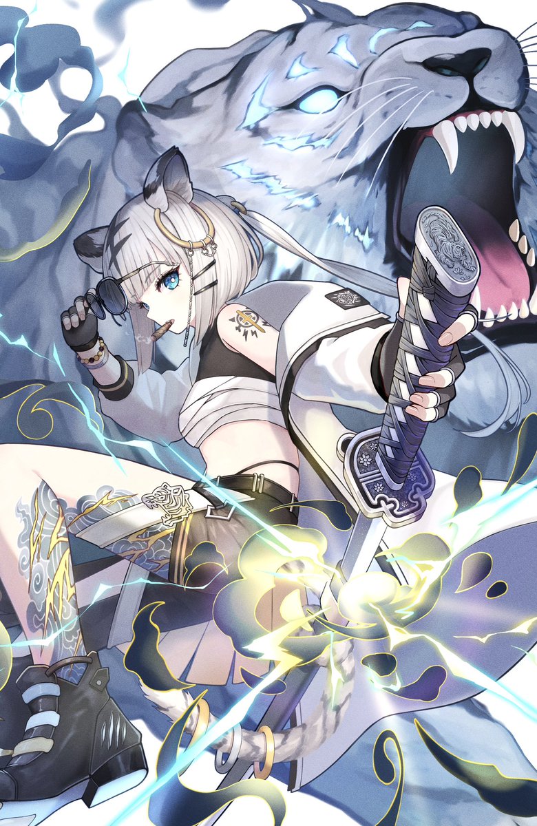 Relight_ooo's tweet photo. ⚡️白虎⚡️ https://t.co/tYFf6rzzdK
