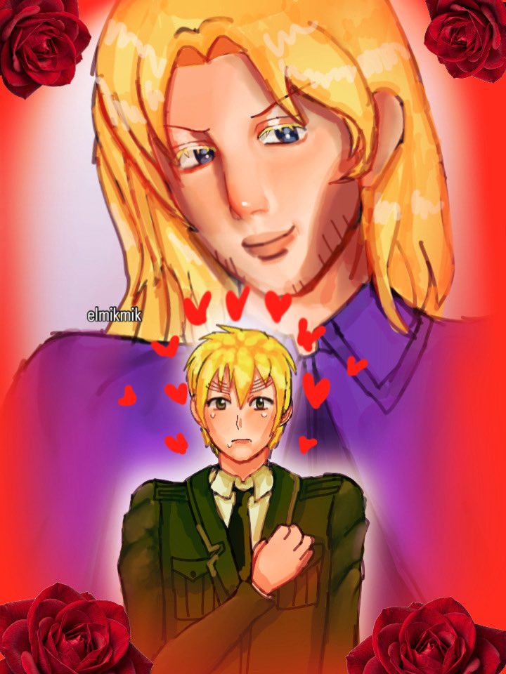elmikmikk's tweet image. Fruk😳😳😳 im proud of this 
#fruk #hetalia #france #uk