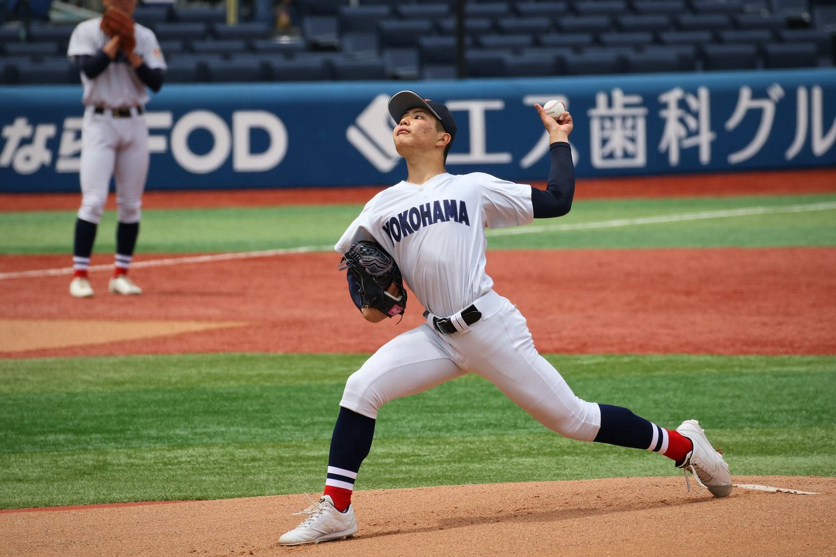 dabashi0810's tweet photo. 2026/5/3

令和8年神奈川県高等学校野球春季大会

横浜スタジアム

決勝

vs横浜創学館高校

中嶋 海人 2年 （横浜南ボーイズ）

#高校野球 #横浜高校 #中嶋海人 https://t.co/R6tW7Ga2UJ