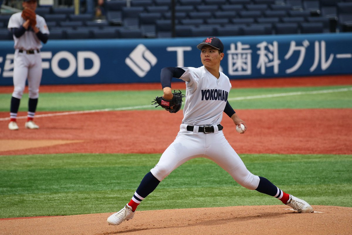 dabashi0810's tweet photo. 2026/5/3

令和8年神奈川県高等学校野球春季大会

横浜スタジアム

決勝

vs横浜創学館高校

中嶋 海人 2年 （横浜南ボーイズ）

#高校野球 #横浜高校 #中嶋海人 https://t.co/R6tW7Ga2UJ