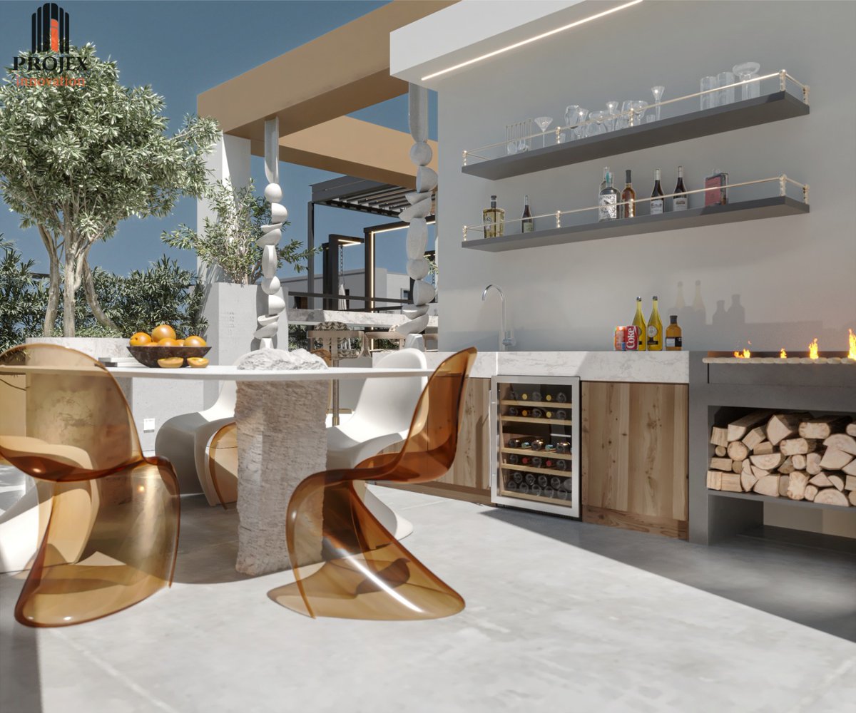 projex20's tweet photo. Where luxury meets the skyline ✨
Designed for slow mornings, sunset dips, and unforgettable nights👌

#projexinnovation #nouressam #interiors #extrior #roofdesign https://t.co/Xg2mXRh0qS