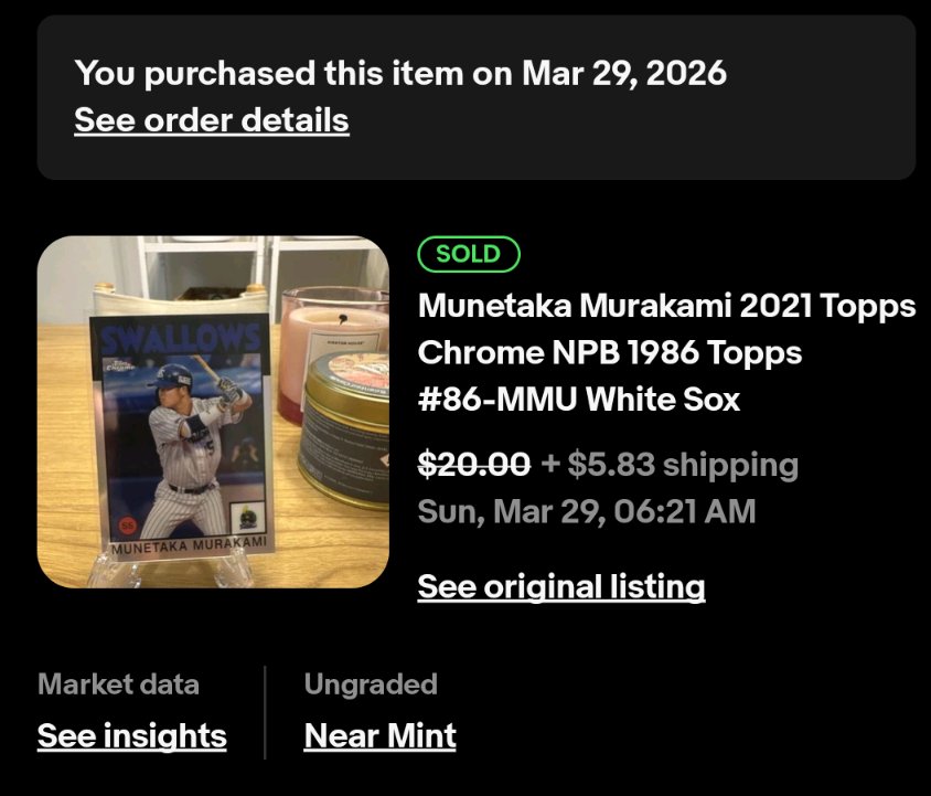 KCweatherMan's tweet photo. I knew I should have bought more of these! 😤 #MunetakaMurakami #thehobby #Topps https://t.co/IbltTvAHu1