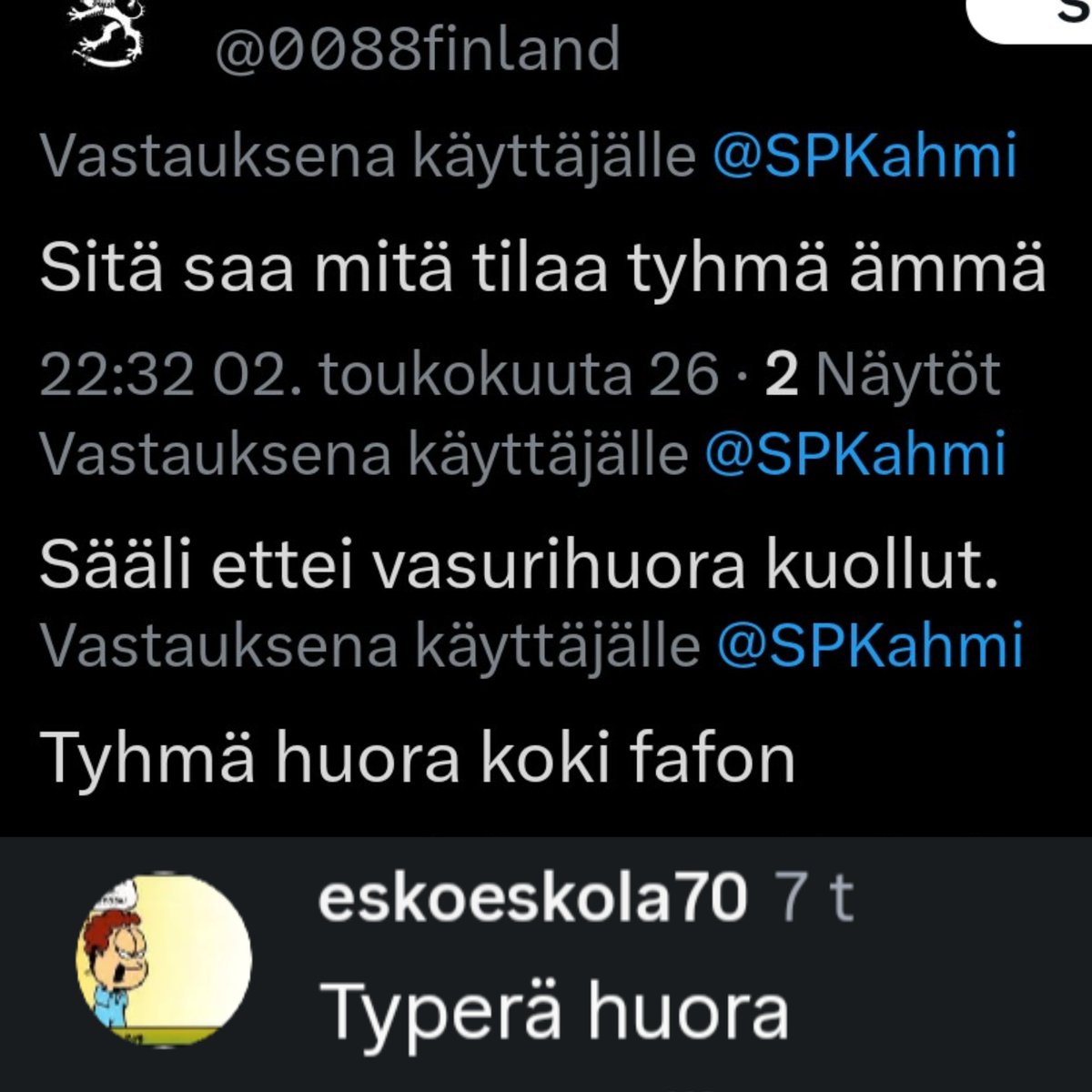 S. P. Kähmi tweet media