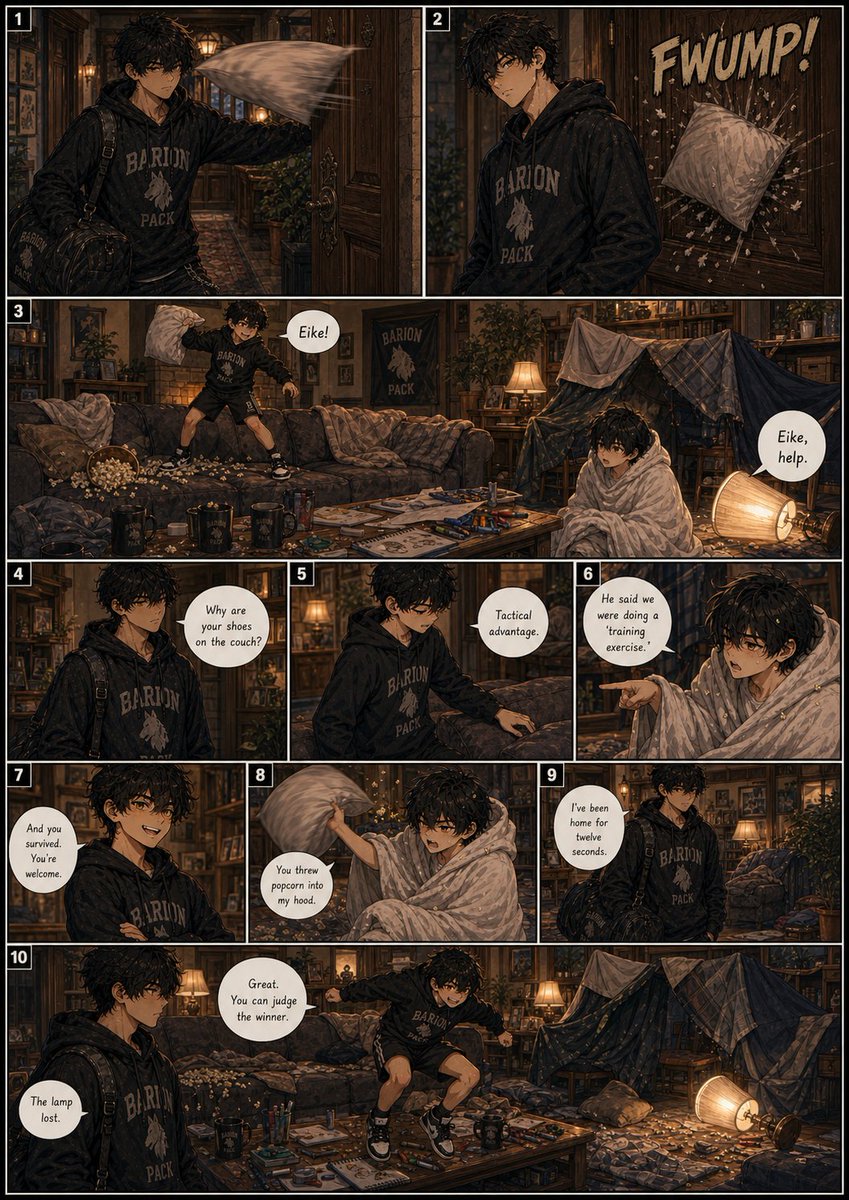neengoon's tweet photo. here's a little something the world is Omegaverse if you know you know, but im not introducing that part if you know what im thinking. just a little AI ChatGPT images into a comic? trying anyway there might be mistakes but i will be working on it to learn at my own pace, 1-8 page https://t.co/L4ek0IPJHd