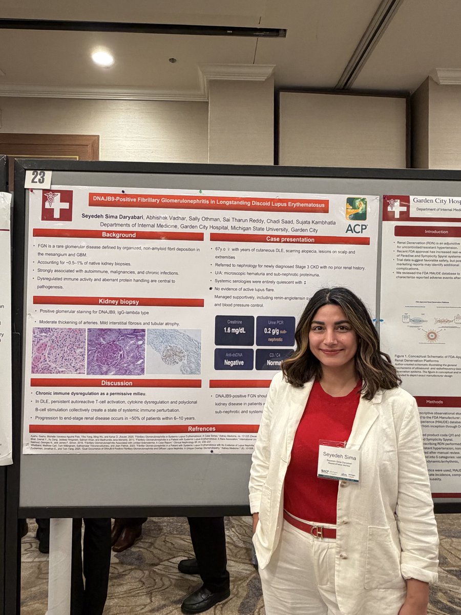 SimaDaryabari's tweet image. Honored to present my poster at ACP-MI.
#ACP #IMG #IM #physician  #residency #research