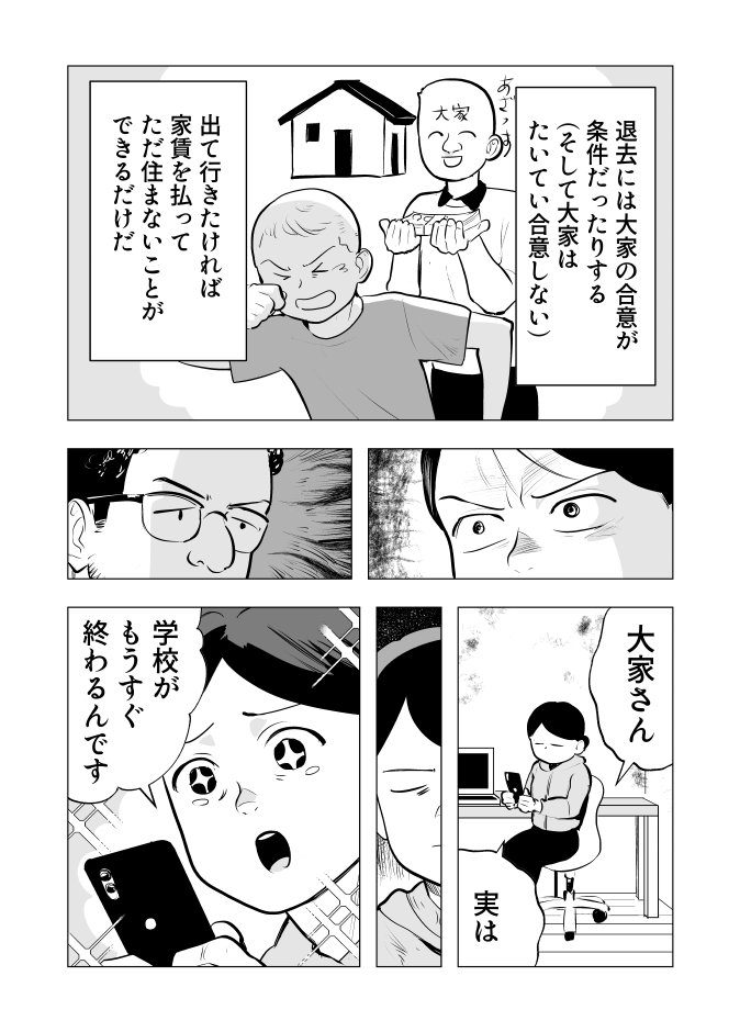 ロンドンのシェアハウスでイラン人大家さんと交渉した 2/3 