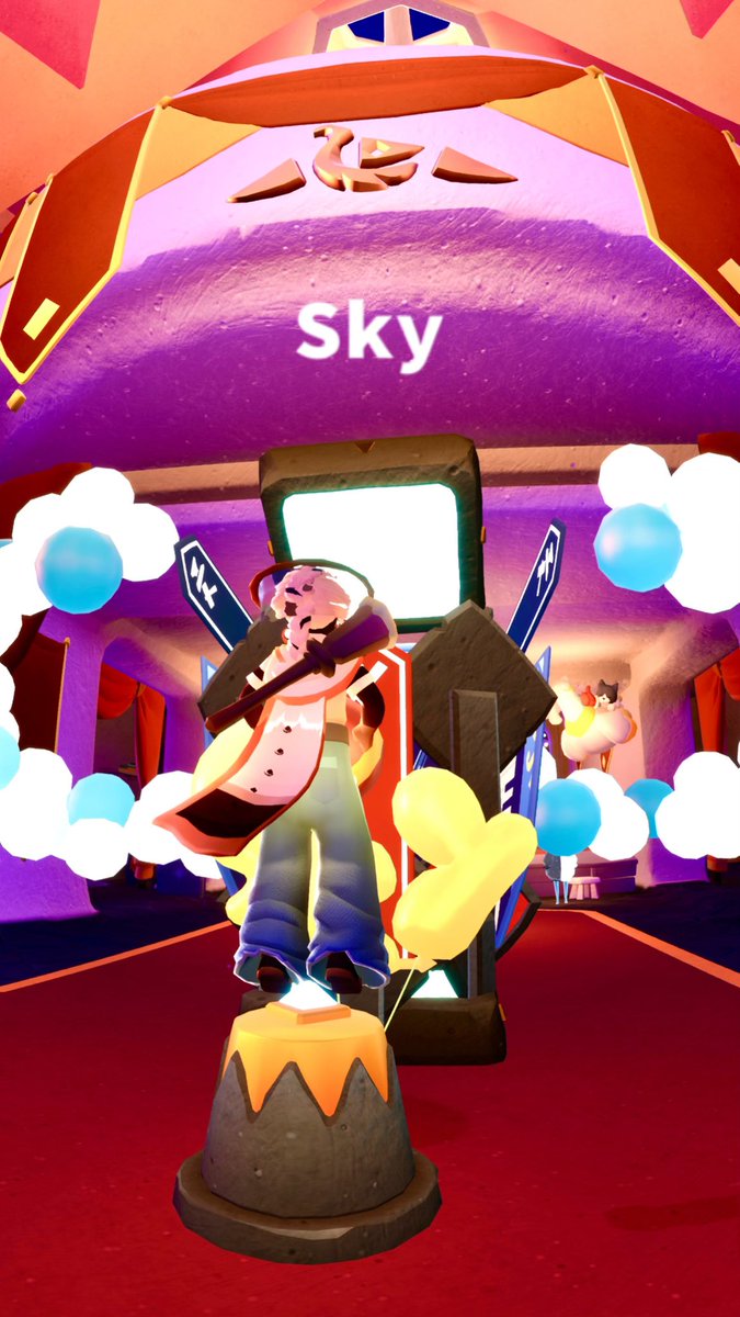 CrowStellar999's tweet image. #Sky 第2クエストを終えたら跳躍パッドと浮遊足場が手に入ったので色々試してたらボールが跳躍パッドで跳ねる事がわかった時の私の顔→( ͡° ͜ʖ ͡°)ﾌｩｳﾝ?
という事で新エリアに新しく作った跳躍パッドを使った的当てチャレンジゲームです✌︎('ω')✌︎
上の跳躍パッドにボールを叩き込むと…？