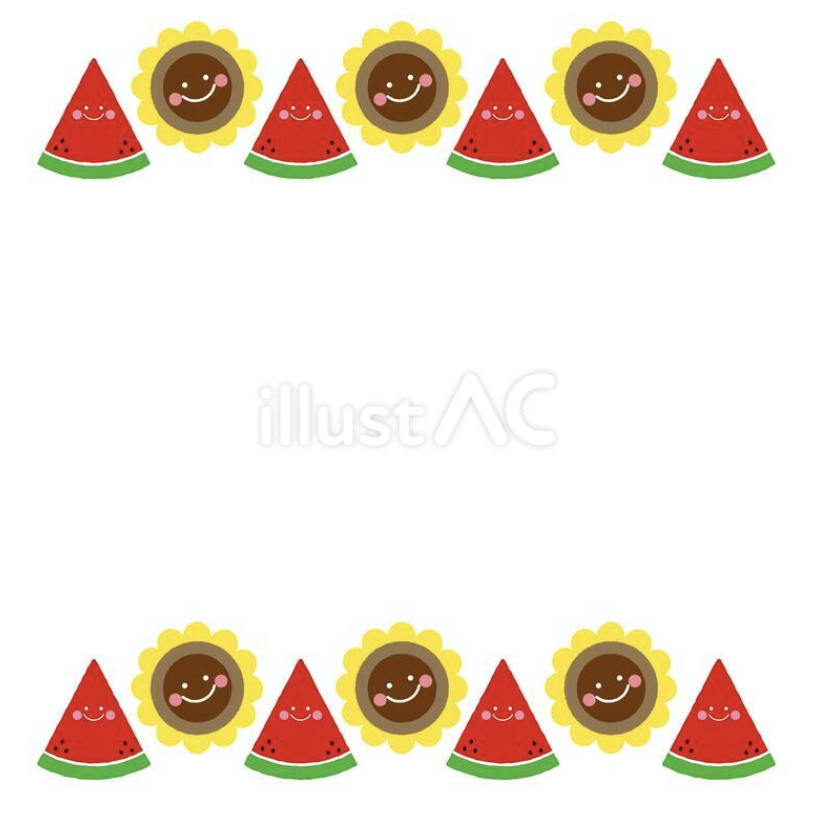 5月は ＃イラストAC が好調でした。
一ヶ月で約1000回のDL!　ありがとうございます。
さて、連休中は夏に使えるイラストを増やしています。
さっそく夏らしいイラストがDLされました🍉
🔗ac-illust.com/main/detail.ph…