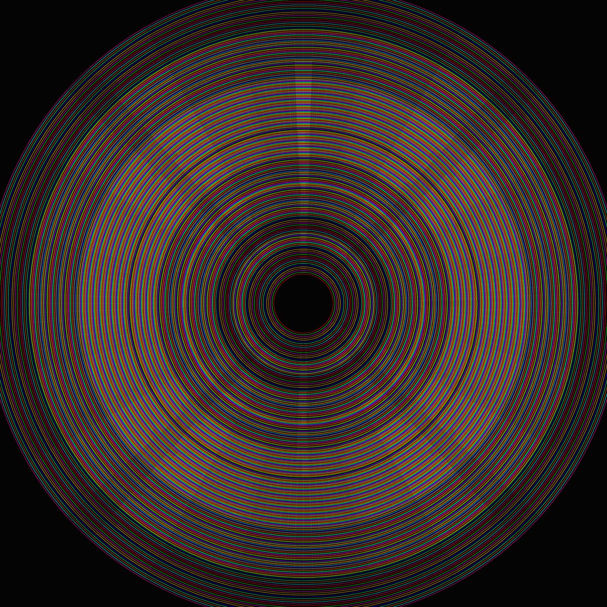 VeluxCreative's tweet image. Ferris — interlocking rings of color layered at different scales, spinning outward. #generativeart #abstractart #digitalart #algorithmicart #creativecoding