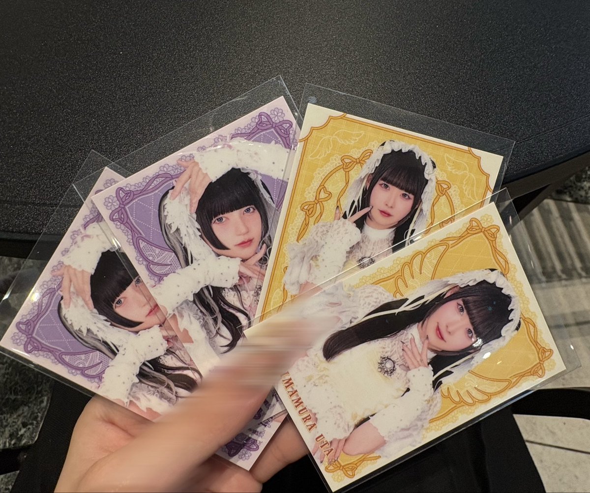 No_2222__'s tweet photo. きゅるして    きゅるして交換  

【譲】💜トレカ（ヨリ）、💛トレカ（ヨリ✨️、ヒキ）
【求】🩷（ヨリ）

🩷他種でも検討いたします。
会場付近います！
検索からでも気軽にお声かけください！

#きゅるして交換 https://t.co/PoP8aDVxqK
