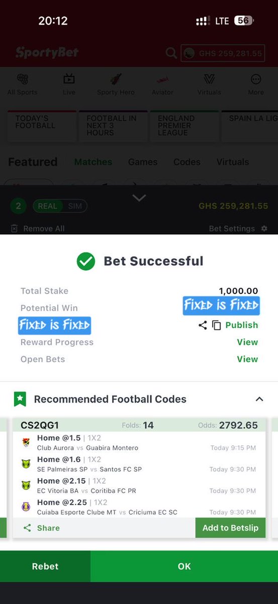 LordFixed60913's tweet photo. 🎖️ EXCLUSIVE ACCESS — TODAY’S PREMIUM TICKET 🎖️  

THIS IS FOR THOSE WHO UNDERSTAND VALUE, TIMING, AND DISCIPLINE 🧠⚽💰  
TODAY’S TICKET IS CAREFULLY BUILT FROM A CONSISTENT AND STRUCTURED PROCESS 🔐🔥

MOVE SMART

https://t.co/K3hrKJNoBB https://t.co/QFnVBAfQ3g