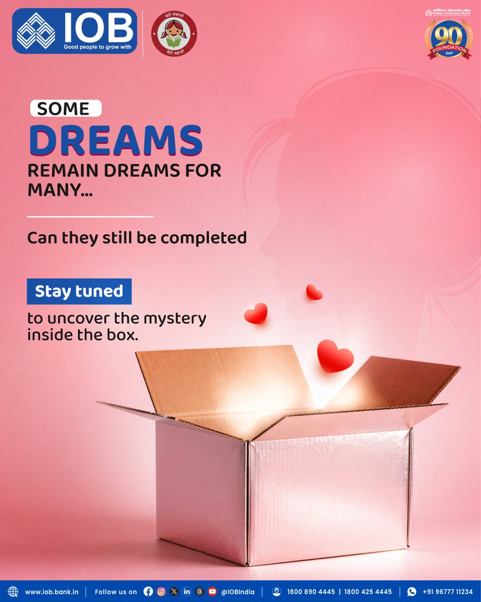 IOBIndia's tweet image. What if the box was never just a box?

Stay tuned. Unboxing the mystery soon.

#MakeMummaProud #IOBIndia #ComingSoon #HiddenStories #UnfoldTheTruth #IOB #DFS #RBI #IOBForYou #IndianOverseasBank #GoodPeopleToGrowWith