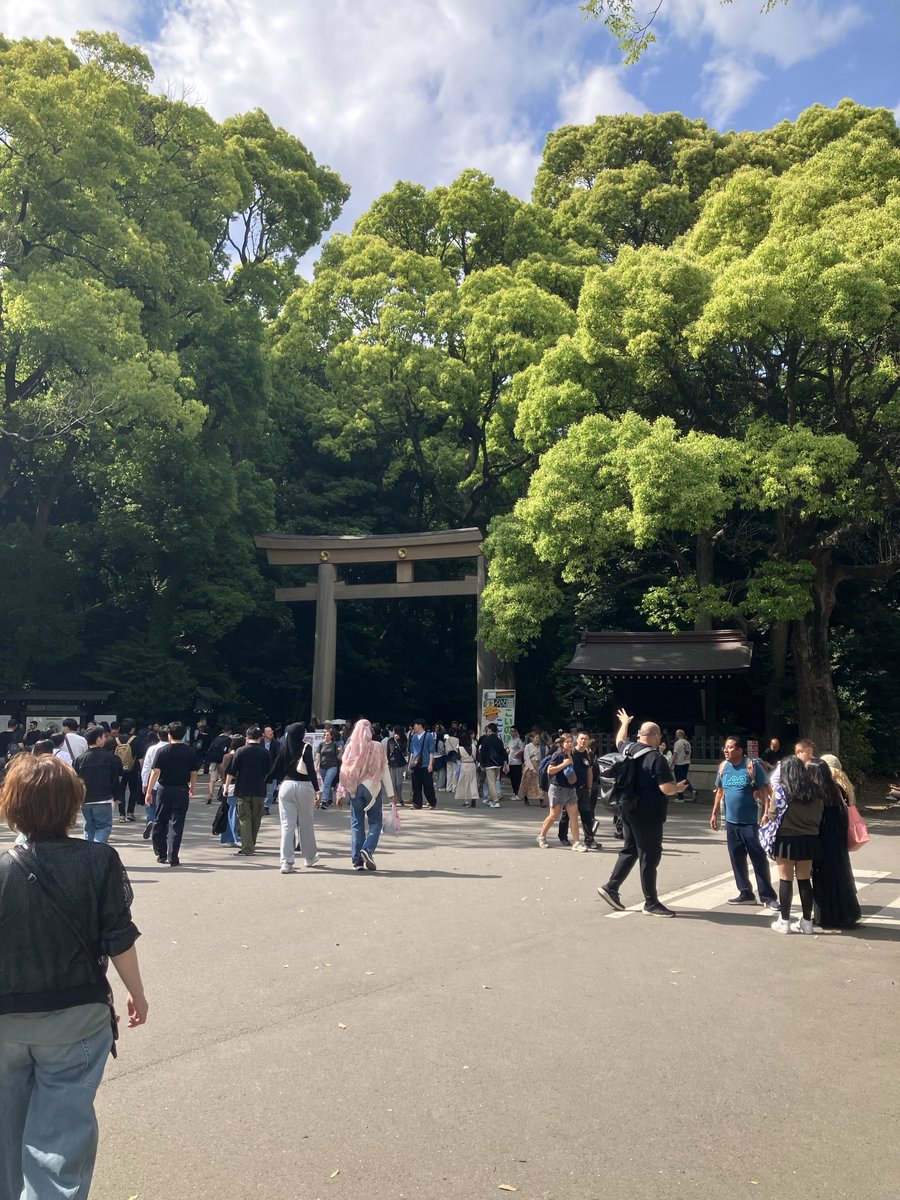 HAMASGOGO's tweet photo. 数年ぶりに明治神宮を参拝🙏
遠目で見ても外国人観光客多いね
#明治神宮 https://t.co/wShSrWSC1b