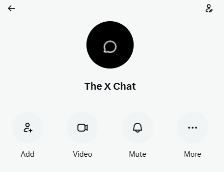 The X Chat tweet media