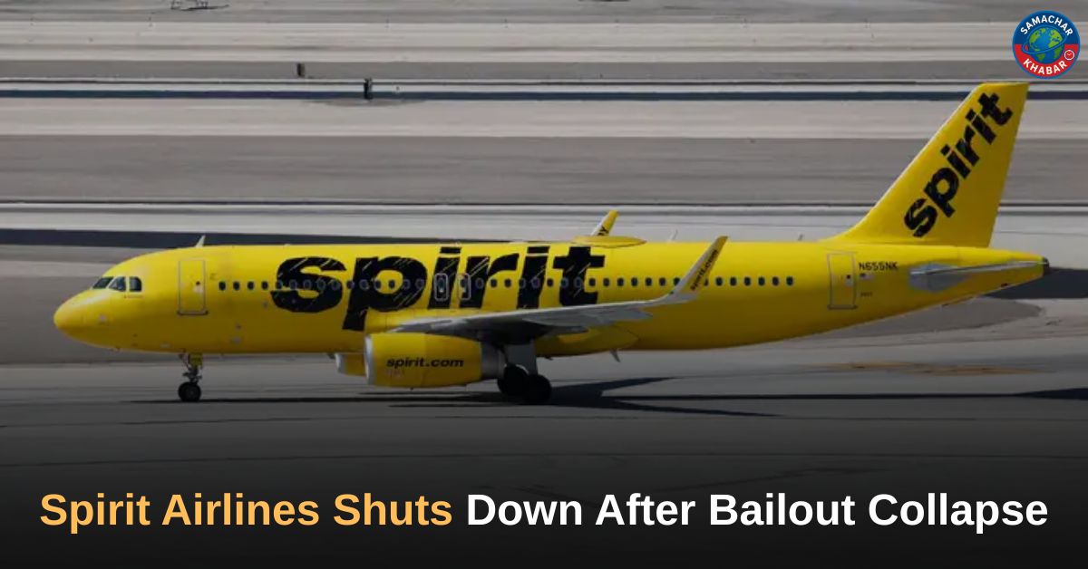 samacharkhabar's tweet photo. Spirit Airlines has ceased operations with immediate effect after its last-minute bailout deal collapsed. The low-cost carrier cancelled all flights and shut down customer service, leaving passengers stranded and employees uncertain. Years of financial struggles, rising fuel prices, and failed restructuring efforts led to the shutdown. Other US airlines have stepped in with discounted “rescue fares” to assist affected travelers. The airline, known for its budget model, played a major role in shaping low-cost travel in the US: https://t.co/0A0FcHB6DH

#SpiritAirlines #AviationNews #AirTravel #BreakingNews #USAirlines