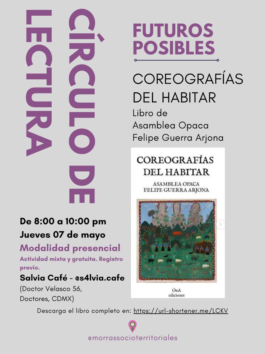 morrassocio's tweet photo. ¿Te imaginas la noche de la caída del capitalismo?🤯🤯
Te invitamos a nuestro círculo de lectura para explorar juntas, otros futuros posibles...
Registro previo · Actividad gratuita · Mixta
Regístrate aquí: https://t.co/IHjqkhSvMl
¡Cupos limitados! No te lo pierdas. https://t.co/BChJT1Kgv9