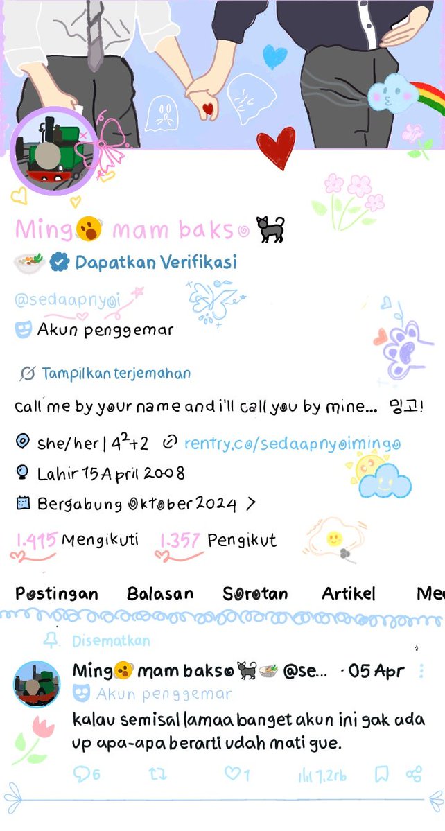 Ming🫨 mam bakso 🐈‍⬛🍲 tweet media