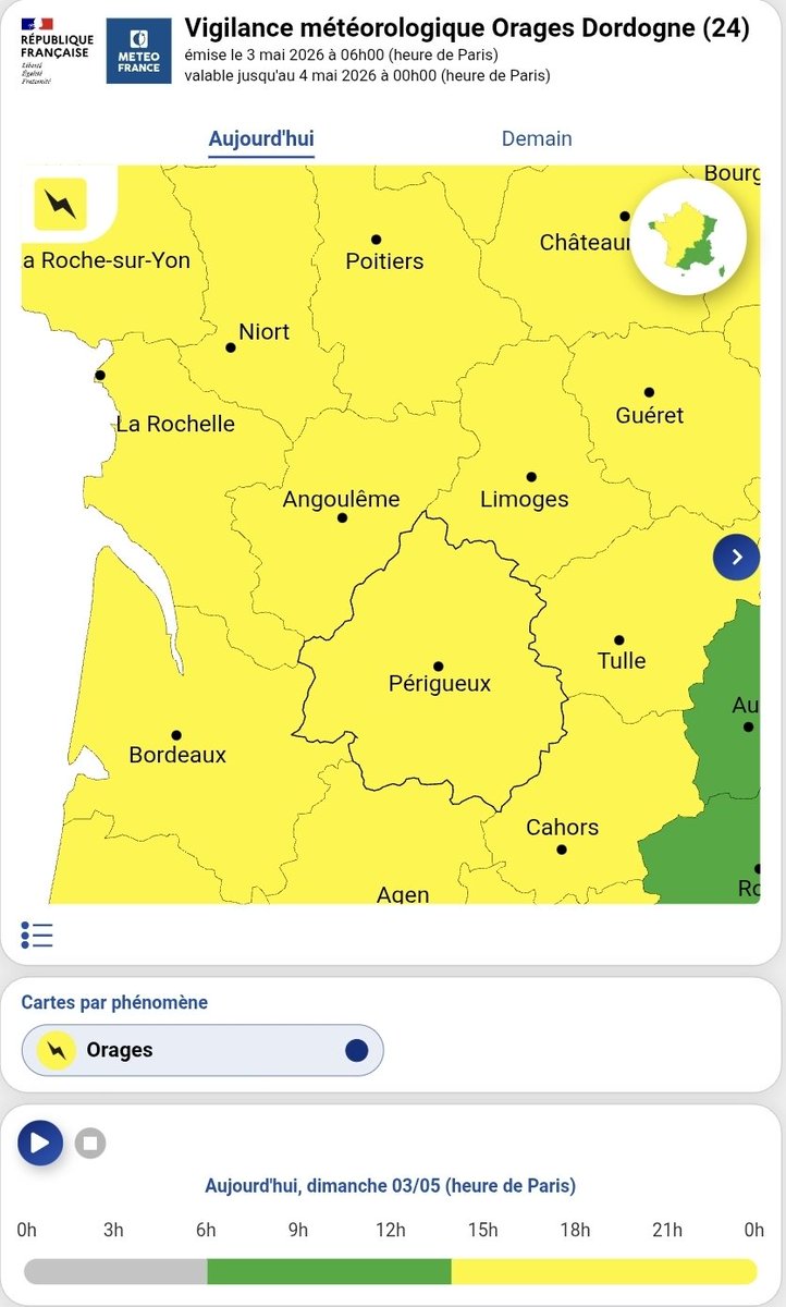 Risques & Catastrophes Naturelles - Dordogne tweet media