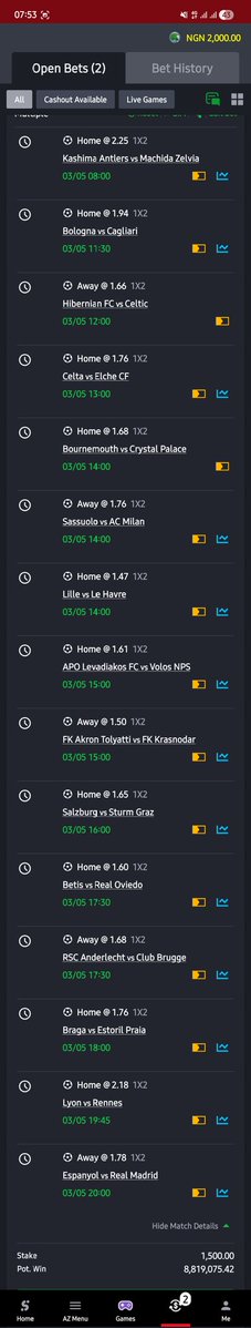 15 straight wins all today games.

NBWUQU    4k mega odds

Make sure to always edit 💪

✅️✅️✅️✅️✅️✅️✅️✅️✅️✅️✅️
