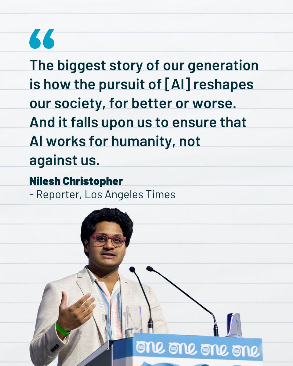 One Young World tweet media