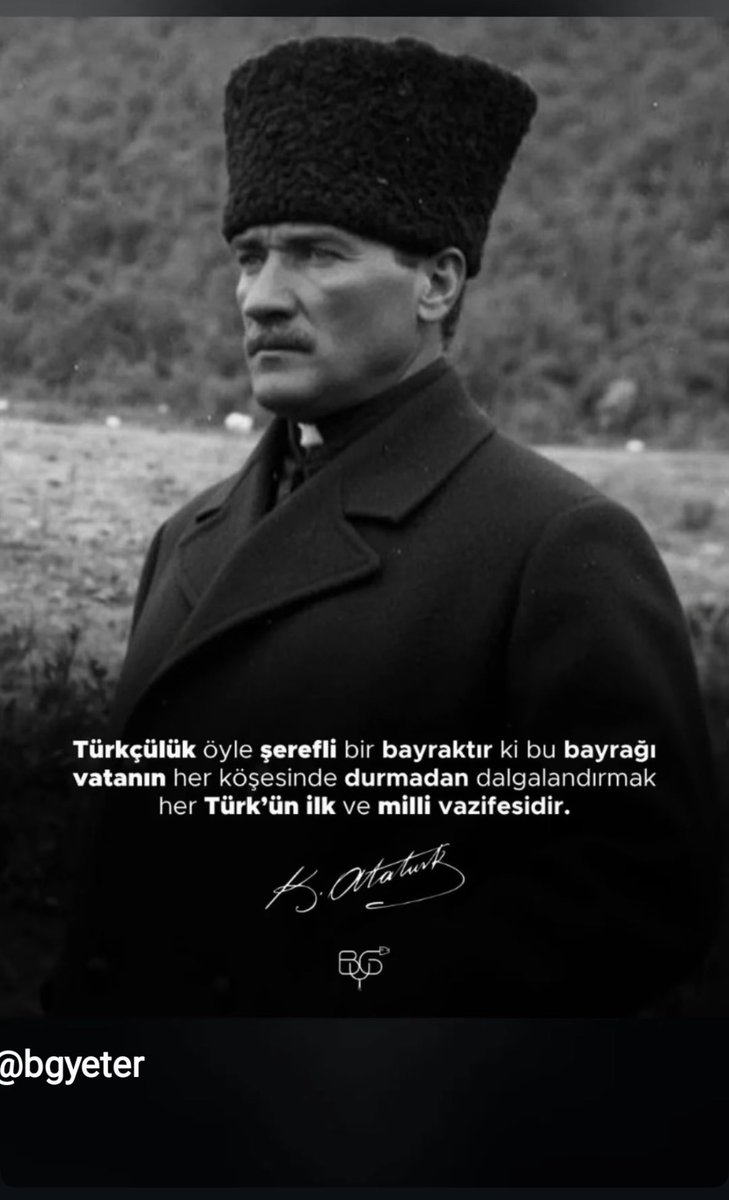 adnanozer51's tweet photo. "Biz doğrudan doğruya milliyetperveriz ve Türk milliyetçisiyiz"
“Mustafa Kemal Atatürk”

3 Mayıs, milletimizin birlik ve beraberlik ruhunu, vatan sevgisini ve milli değerlerine bağlılığını en güçlü şekilde hissettiği bir gündür.

3 Mayıs Milliyetçiler Günü kutlu olsun. https://t.co/fl1IyidSkc